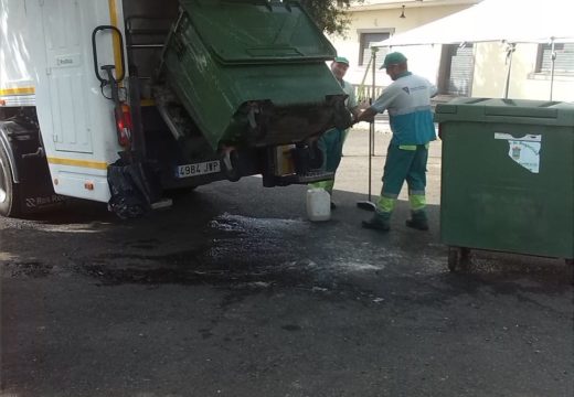 O Concello de Boqueixón acomete a limpeza de máis de 700 colectores de lixo